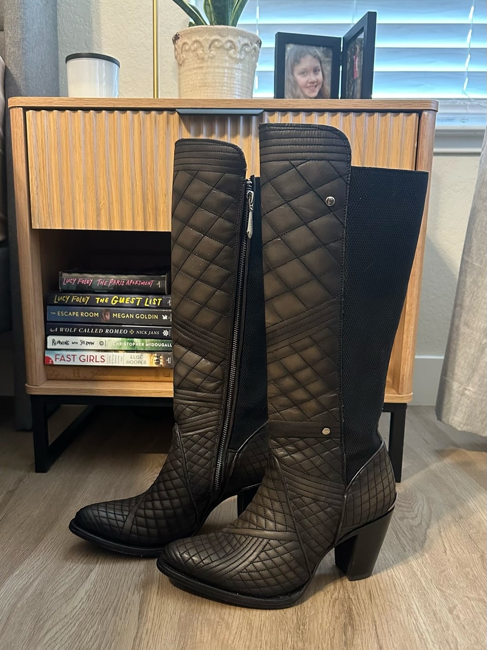 Cuadra Women's Quilted Tall Riding Boots